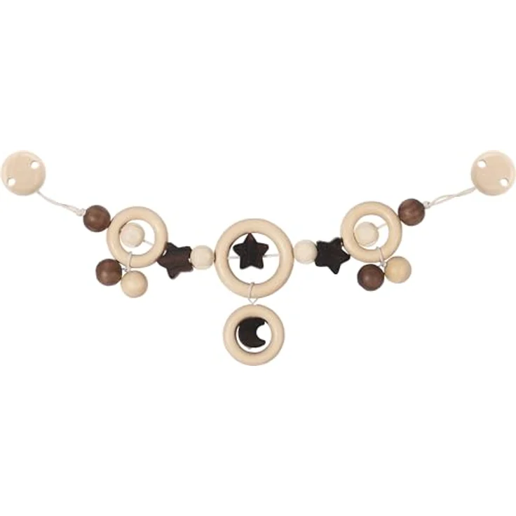 Heimess 733720 - Kinderwagenkette Mond und Sterne – Bild 2