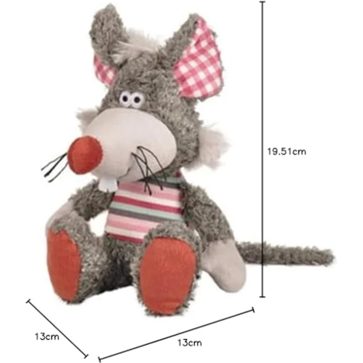 Flamingo Molly Maus 13CM, Kuscheltier aus extra weichem Polyester – Bild 3