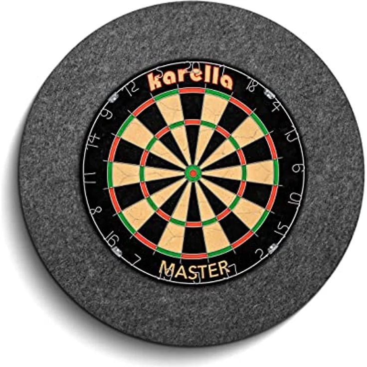 Karella Schallschutz für Steeldartboards, Geräuschreduzierung über 80%, anthrazitfarben – Bild 2