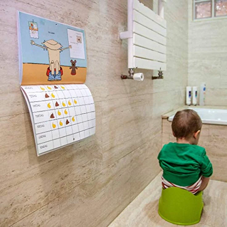 MEIN KACKA-KALENDER Mein Töpfchen-Kalender, Motivationssystem für Töpfchentraining mit Stickern & Zertifikat, farbenfrohes Design, für Kinder ab 2 Jahren – Bild 3