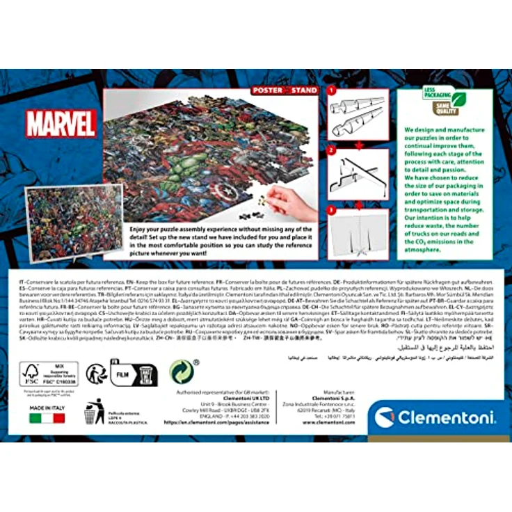 Puzzle Impossible Puzzle Compact - Marvel Universe 1000 Teile – Bild 3