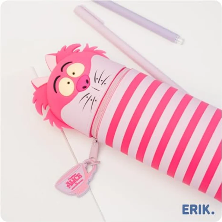Grupo Erik Federmäppchen Disney Alice im Wunderland Cheshire Cat 3D, stilvolle Federmappe für Schule und Büro – Bild 7