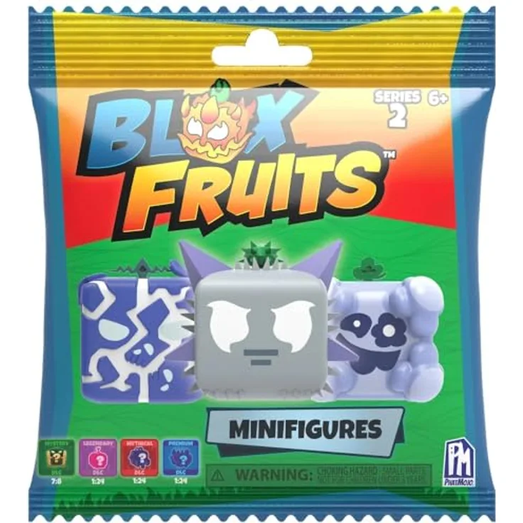 PhatMojo Blox Fruits Mini Figuren Collectible Blind Box Serie 2, actionreiche Sammelfiguren mit DLC-Code, ca. 20 cm, hochwertiges Material