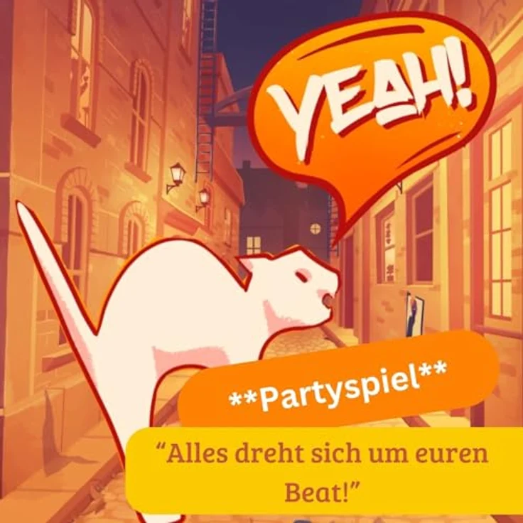 Edition Spielwiese Miezekatze, Brettspiel für Familien und Partys, kooperative Kommunikationsspiele mit Quietsche-Katze und Stoffmäusen – Bild 4