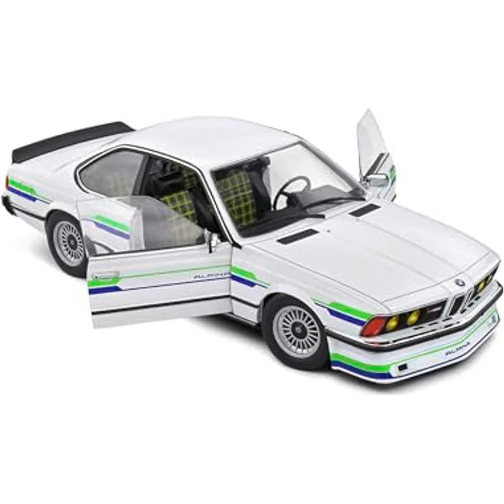 Solido 1:18 Alpina B7 Turbo (E24) 1984, Modellfahrzeug in weiß, Die-Cast mit Kunststoffsockel – Bild 4