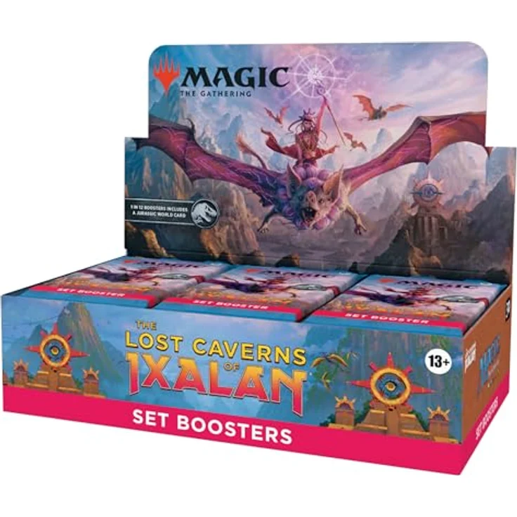 Wizards of the Coast Magic: The Gathering The Lost Caverns of Ixalan Set Booster Box, 30 Packs + 1 Box Topper Karte, inklusive seltenen und mythischen Karten – Bild 1