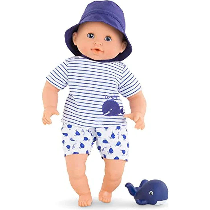Corolle - Meine erste Puppe, Babybadezimmer, 30 cm, ab 18 Monaten, mit Badespielzeug Wal, 9000100670 – Bild 3