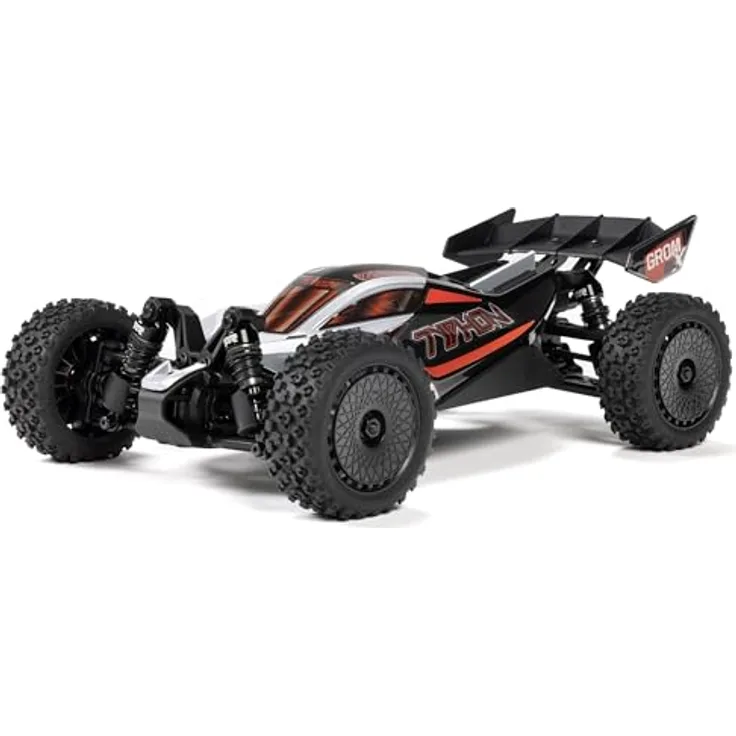 ARRMA ARA2306T1 TYPHON GROM 223S BLX Small-Scale Brushless Silber, 2S und 3S bereit, Spektrum DSC, inkl. beliebter Optionsteile