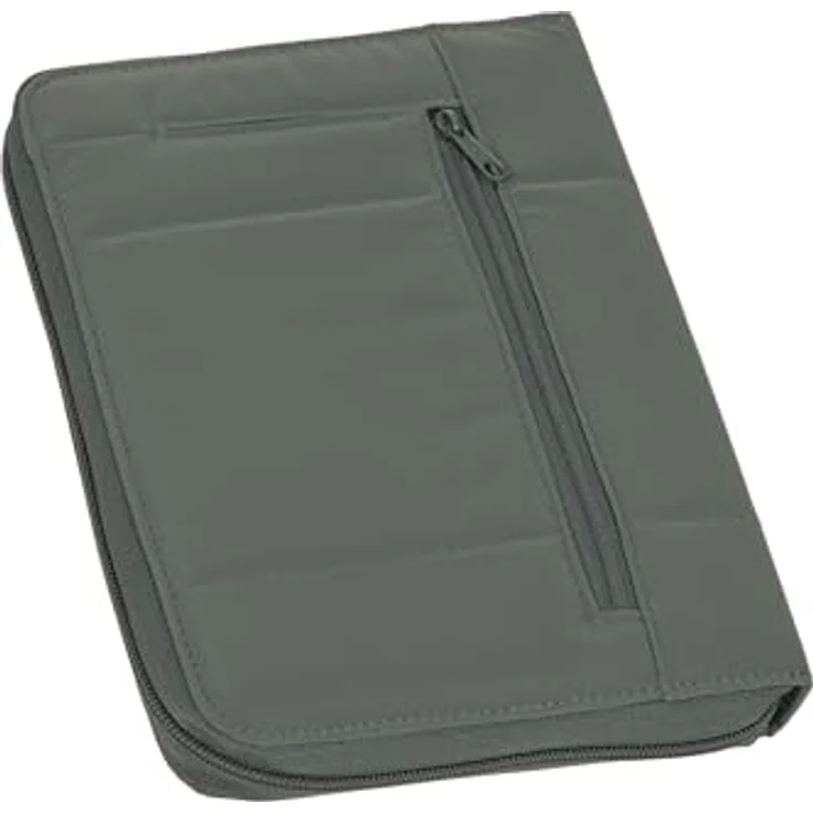 LÄSSIG Federmäppchen Casual, Lässig Federmäppchen mit Sichtfach für den Mutterpass, Olive (khaki) – Bild 2