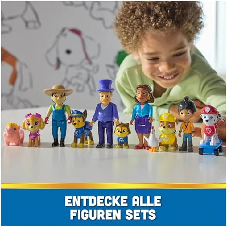 PAW PATROL Hero Pups – Actionfiguren-Set mit Rubble, Bürgermeisterin Gutherz und Henrietta Huhn, für Kinder ab 3 Jahren geeignet – Bild 5