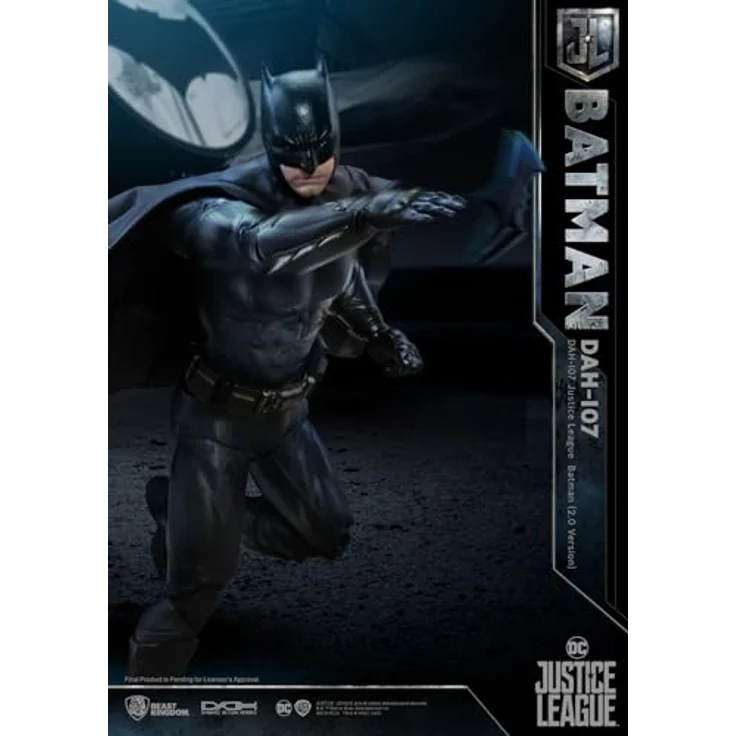Beast Kingdom Toys Justice League Batman Dynamic 8ction Heroes Actionfigur 1/9, 20 cm mit Zubehörteilen in bedruckter Box – Bild 3