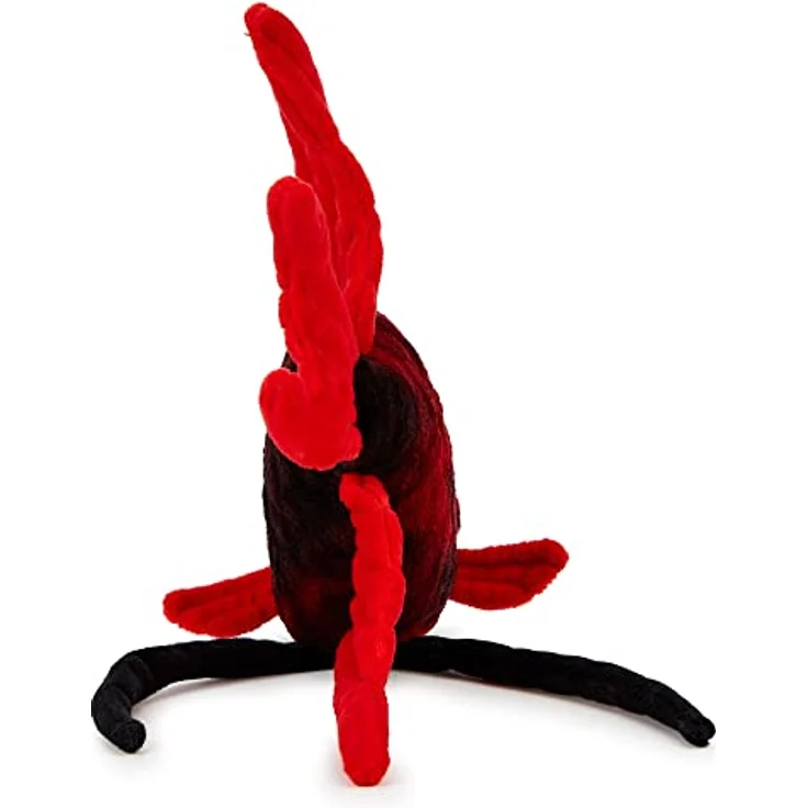 Zappi Co Tropischer Fisch Plüschtier (20-22CM), weich gefüllt, schwarz/rot, ideal zum Kuscheln und Spielen, Safari-Tiere Kollektion für Kinder – Bild 3