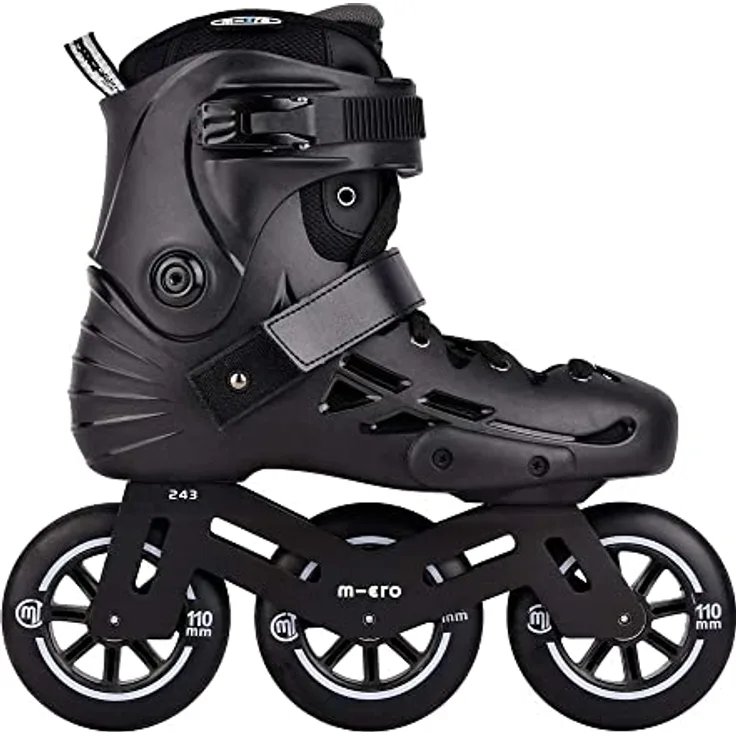 Micro Mobility Urban MT 3 Inline Skates aus Polypropylen in der Farbe Schwarz Größe: 39-40, MIS0043
