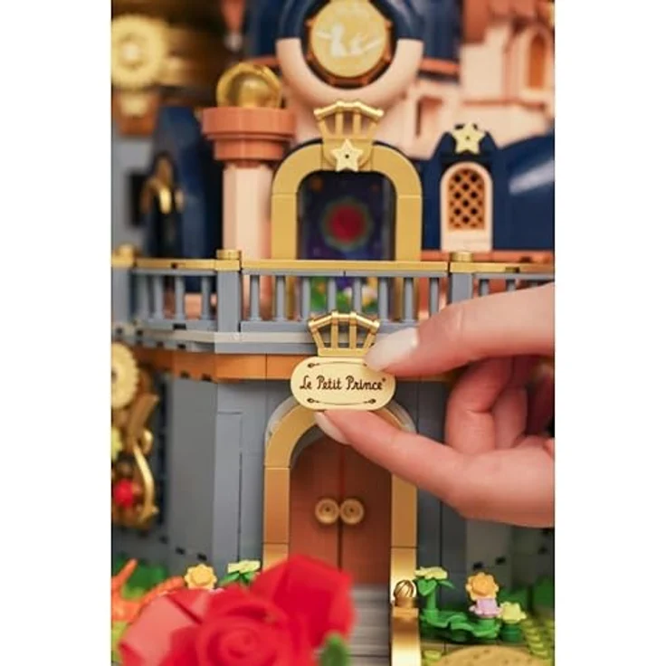 Pantasy Starry Castle, Klemmbausteine-Set mit Minifigur und Themen aus der Geschichte des kleinen Prinzen – Bild 4