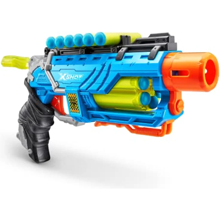 X-Shot Dino Attack Dino Striker Schaumstoffdart-Blaster 2er Pack (6 mittlere Dino-Eier, 48 Darts) – Bild 3