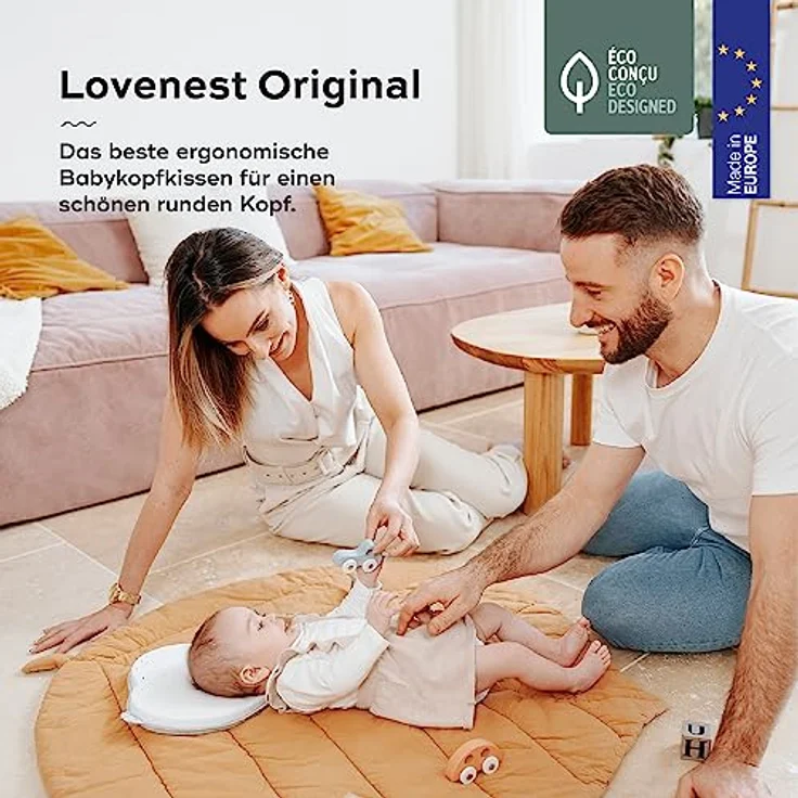 Babymoov Lovenest Orginal White, von einem französischen Kinderarzt entworfen & patentiert – Bild 2