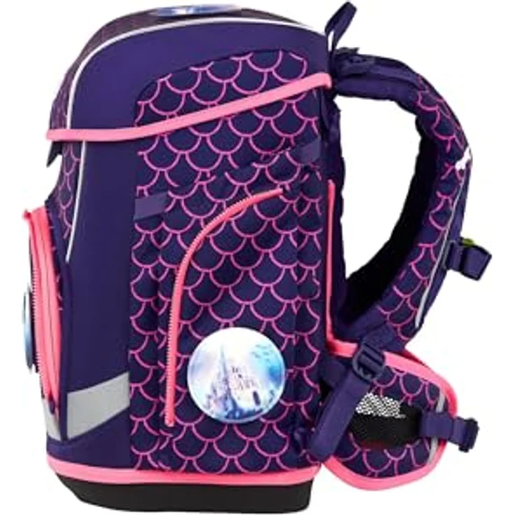 ergobag cubo Light Set ergonomischer Schulranzen, 6-teilig, extra leicht, 860 g, mit Reflektoren, individualisierbar, aus recycelten PET-Flaschen – Bild 4