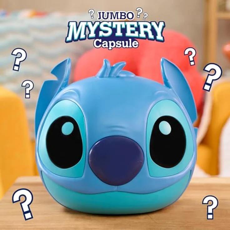 Just Play Disney Stitch Jumbo Mystery-Kapsel, 8-teilig, 22,9 cm großes Plüschtier, Kinderspielzeug ab 3 Jahren, mehrere Überraschungen enthalten – Bild 3