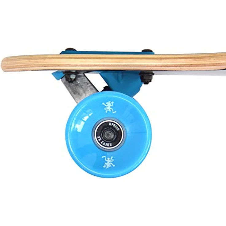 Apollo Longboard Matei Special Edition Komplettboard mit High Speed ABEC Kugellagern inkl. Skate T-Tool, Drop Through Freeride Skaten Cruiser Boards – Bild 2