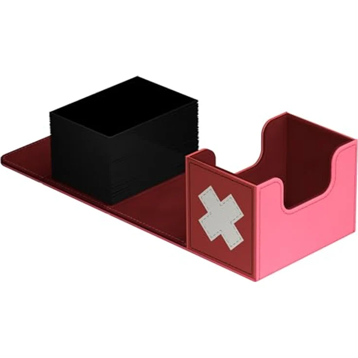 Ultimate Guard Sidewinder 80+ Xenoskin Deck-Box, pink, für bis zu 80 doppelt gesleevte Karten mit Magnetverschluss und Mikrofaserinnenseite – Bild 8