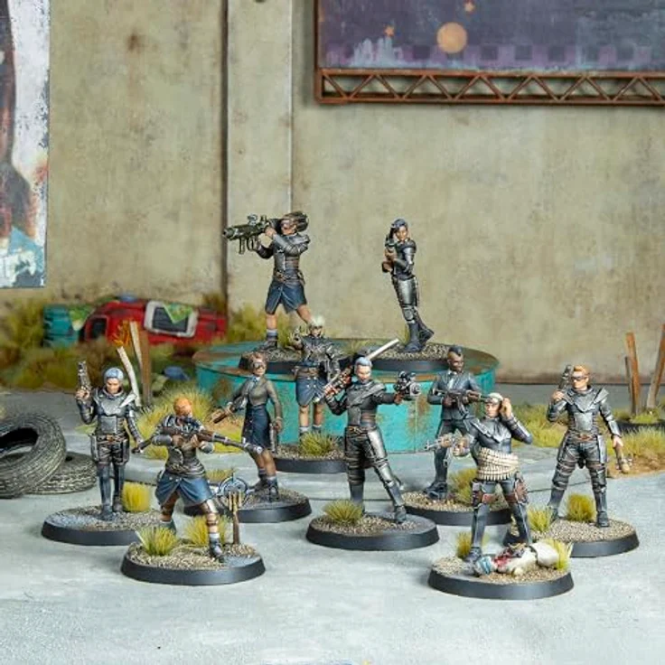Modiphius Fallout: Miniatures - Raiders: The Operators, kompatibel mit Fallout: Wasteland Warfare und Fallout: Factions, professionell gestaltet, strategisch agierende Figuren – Bild 3