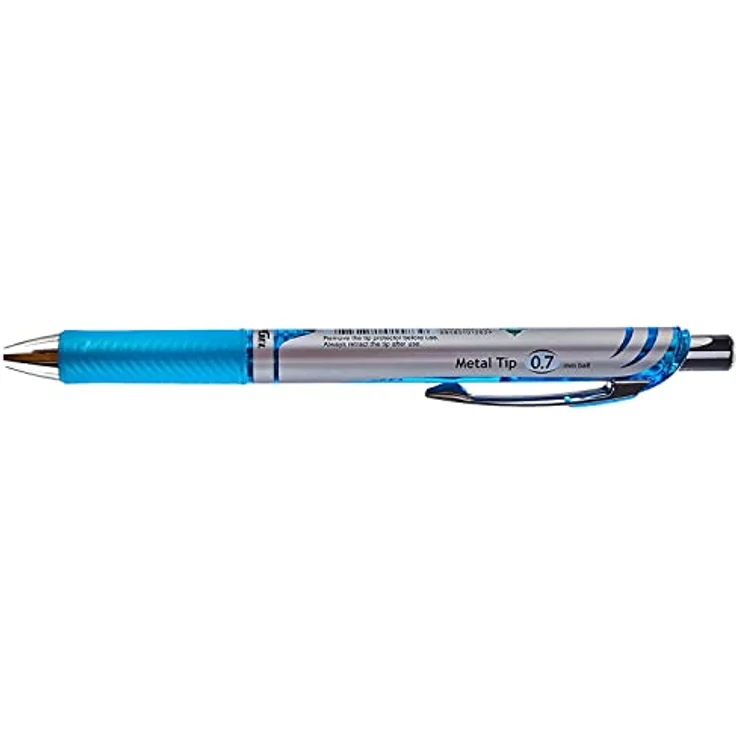 Pentel Gelroller EnerGel BL77-SX 0,35mm Druckmechanik hellblau - Preisvergleich – Bild 2