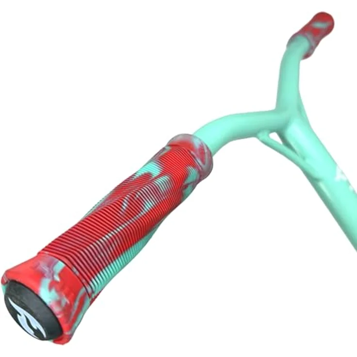 Chilli Pro Jumpstart M Stunt-Scooter, 81 cm, transparent Rot / Türkis, leicht und stabil für Einsteiger – Bild 5