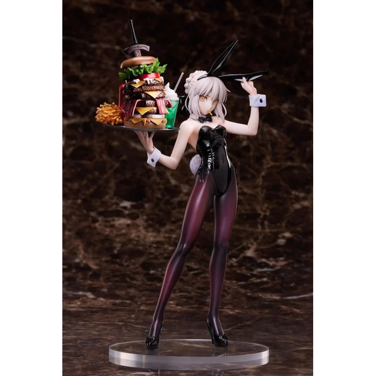Aniplex Fate/Grand Order PVC Statue 1/7 Saber/Altria Pendragon (Alter) Bunny Ver., 25 cm, detailreiche Sammelfigur