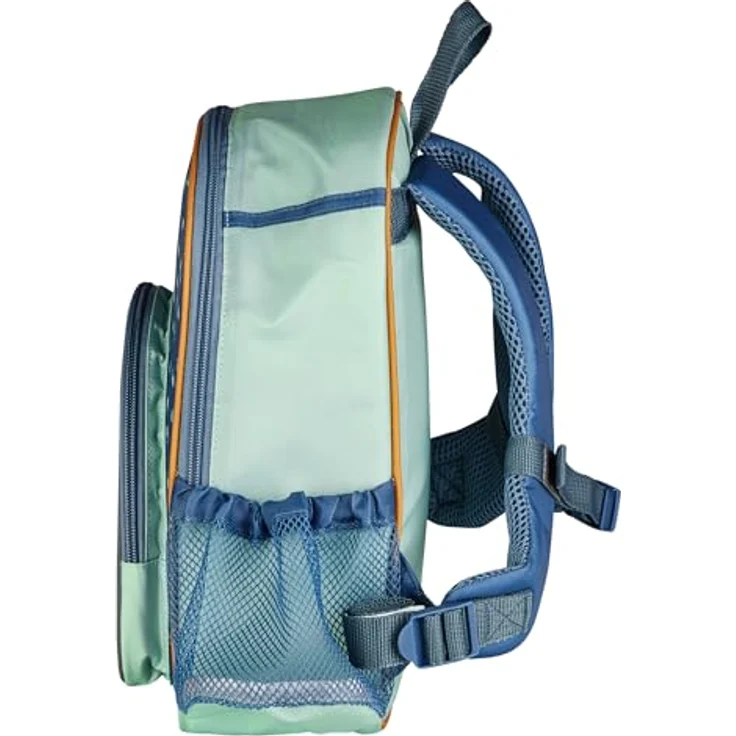 Sterntaler Rucksack Dino Rexi, Kindergartenrucksack in Grün mit Kühlfunktion und verstellbaren Gurten – Bild 6