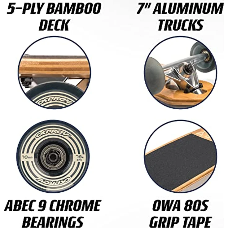 Osprey TwinTip Longboard Eagle - 42" X 9.5" – Bild 2