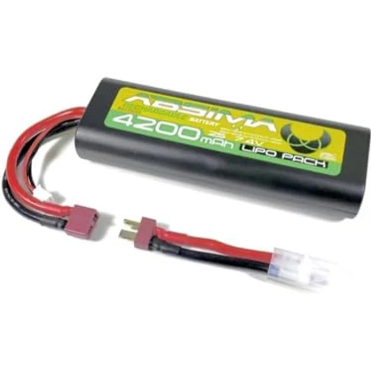 Absima Modellbau-Akkupack (LiPo) 7.4 V 4500 mAh 25 C Hardcase mit T-Stecker und TAM-Adapter – Bild 1