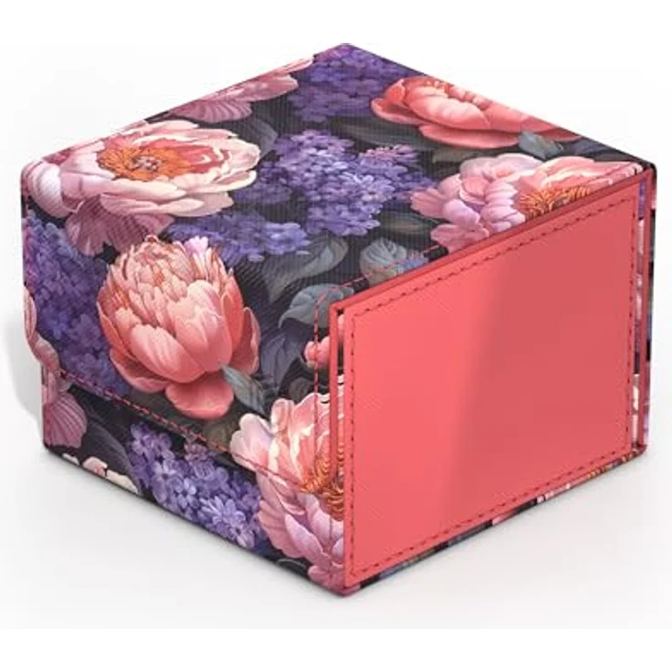 Ultimate Guard Sidewinder 133+ Xenoskin Deck-Box, wasserdichtes Xenoskin-Material, hochwertiges Mikrofaser-Innenfutter, starker Magnetverschluss, Floral Places III - Vivid Field – Bild 2