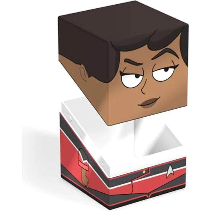 Squaroes Squaroe Star Trek: Lower Decks™ ST001 Beckett Mariner, Sammelbox für TCG-Decks mit Platz für bis zu 100 Karten, aus 78 % erneuerbaren Rohstoffen – Bild 5