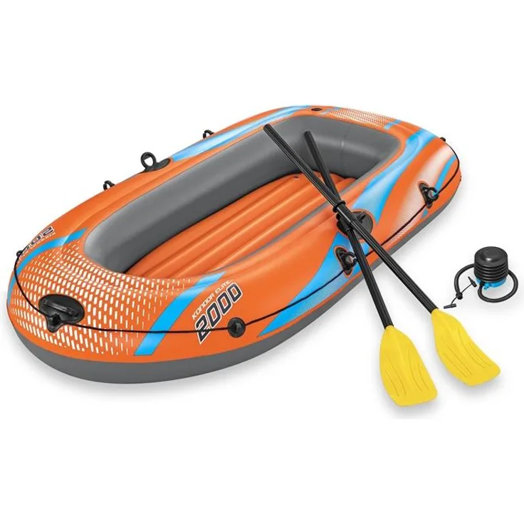 Bestway, Schlauchboot, Elite 2000 Schlauchboot-Set, 196 x 106 x 31 cm
