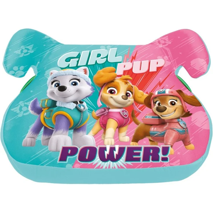 Seven Polska Kindersitzerhöhung Kinder Booster: "Paw Patrol Girls", Girl Pup Power, EC Norm 129
