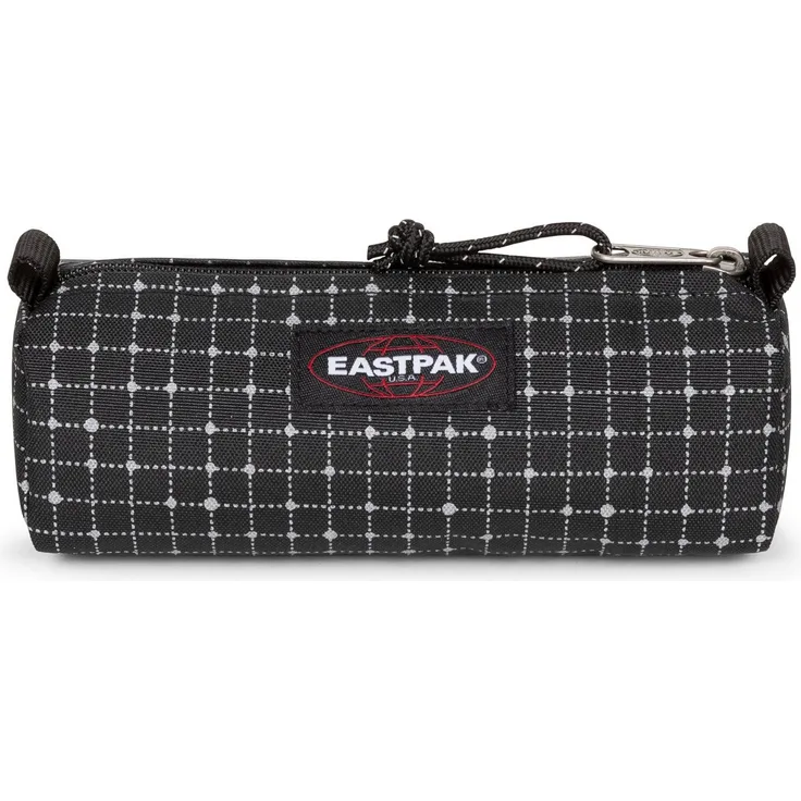 Eastpak BENCHMARK SINGLE, Federmäppchen mit Label vorne, kompaktes Einzelfach, schwarz