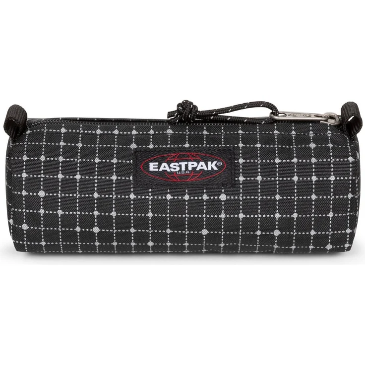 Eastpak BENCHMARK SINGLE, Federmäppchen mit Label vorne, kompaktes Einzelfach, schwarz