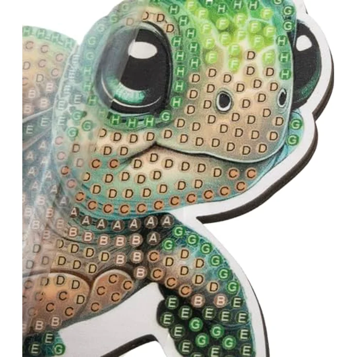 Crystal Art Buddy Turtle, Kreativ-Set für Crystal Art Bastelarbeiten – Bild 4
