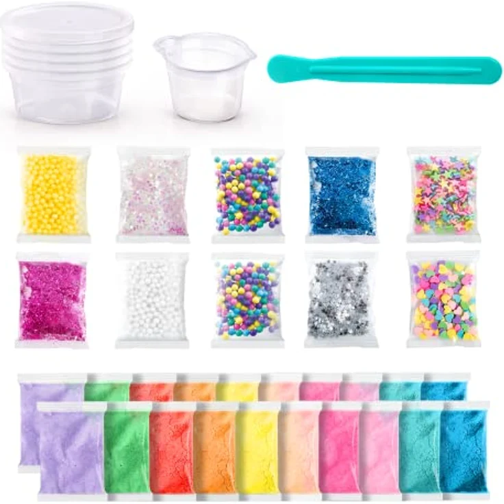 Canal Toys C Toys So Slime - Making Kit, DIY Schleim Set zur Herstellung von 20 Schleimen, ungiftig, mehrfarbig, für Kinder ab 6 Jahren – Bild 3