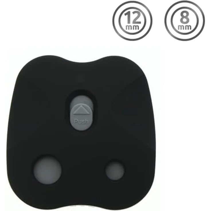 Derwent elektrischer Anspitzer, schwarz-transparent, mit zwei Anspitzlöchern für Jumbo- und Standard-Bleistifte – Bild 3