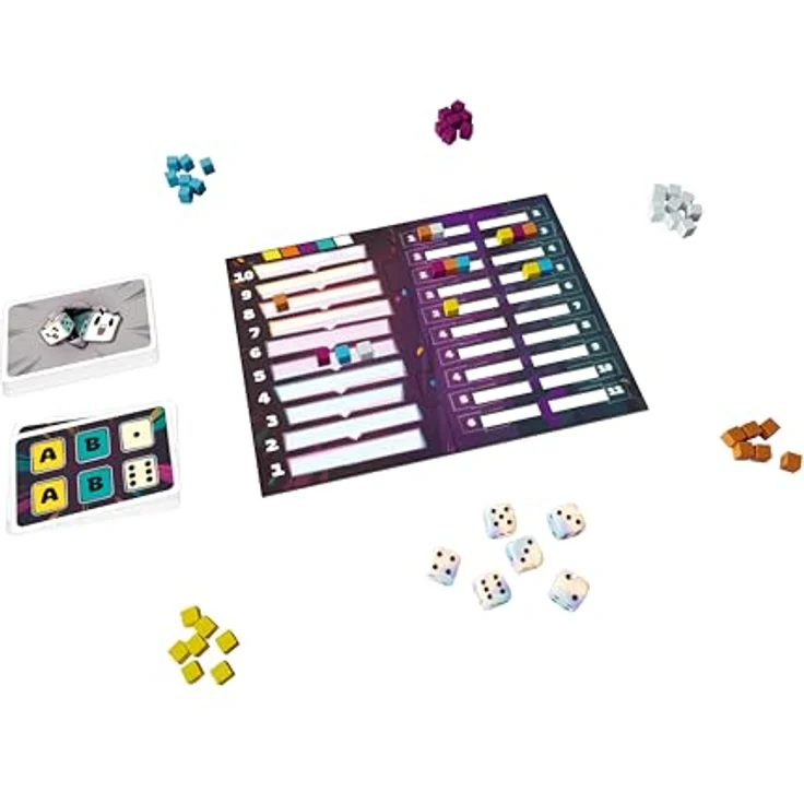 AMIGO Biddle, semi-kooperatives Brettspiel mit dynamischen Teams und leichten Spielregeln, ab 8 Jahre – Bild 4