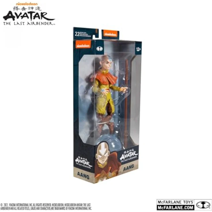 McFarlane - Der Herr der Elemente Actionfigur Aang 18 cm, 19031, Mehrfarbig – Bild 2
