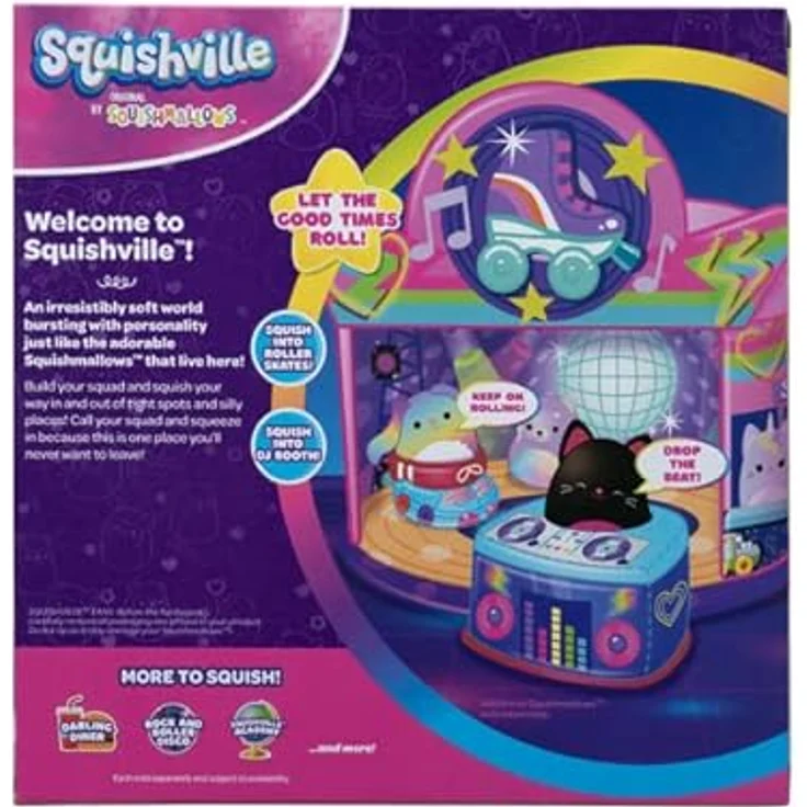 Squishmallows SQUISHVILLE ROCKROLER DISCO ROLLER SKATE Plüschtier Set mit Zubehör, kuscheliges Soft Playset für Kinder ab 3 Jahren – Bild 11