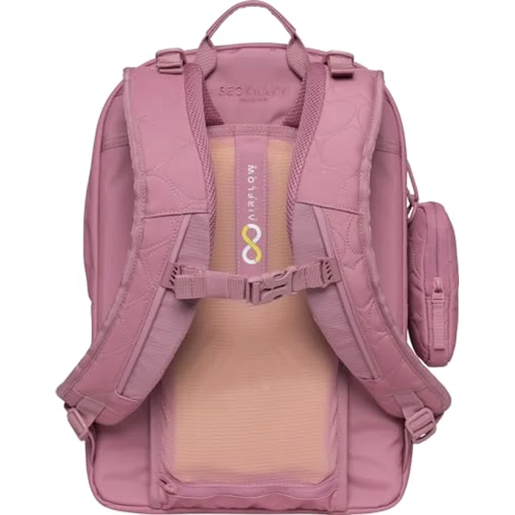 Beckmann Norway Schulrucksack Sport Air, 30 Liter, ergonomisches Tragesystem, grün, wasserabweisendes Material aus recycelten PET-Flaschen – Bild 5