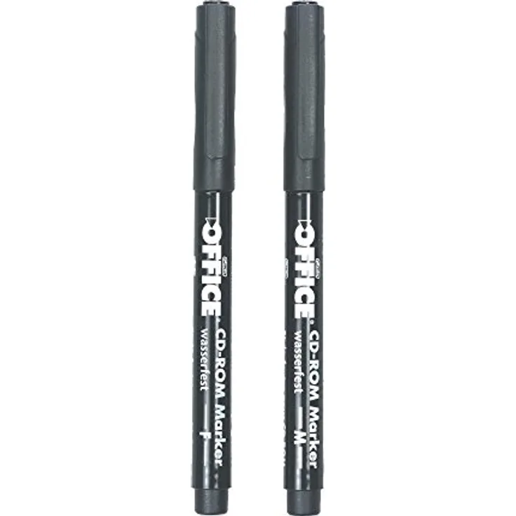 Herlitz 1916865 CD Marker, permanent, 2 Stück