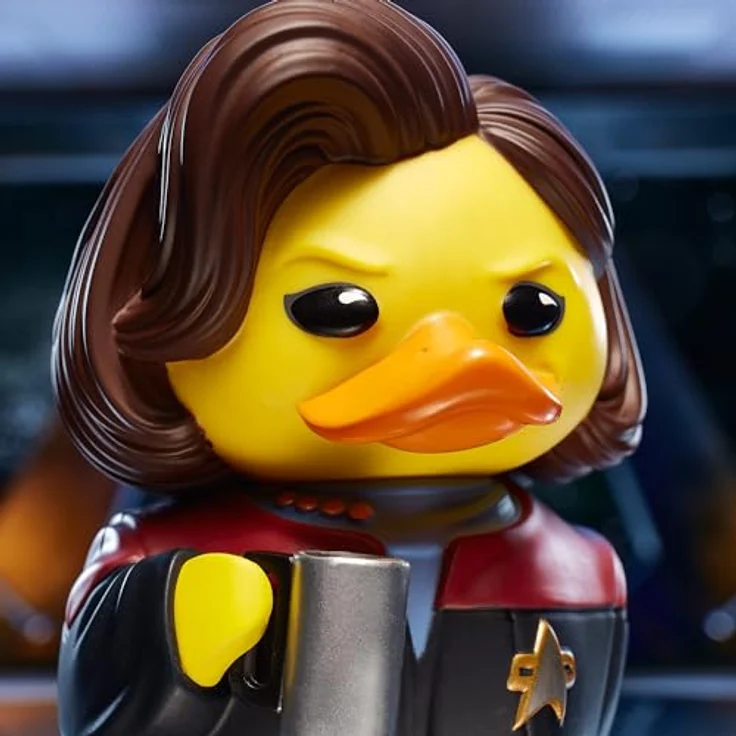 TUBBZ Sonderausgabe Kathryn Janeway, Sammelbare Vinyl-Gummiente Figur, 9 cm groß, offizielles Star Trek Merchandise – Bild 5