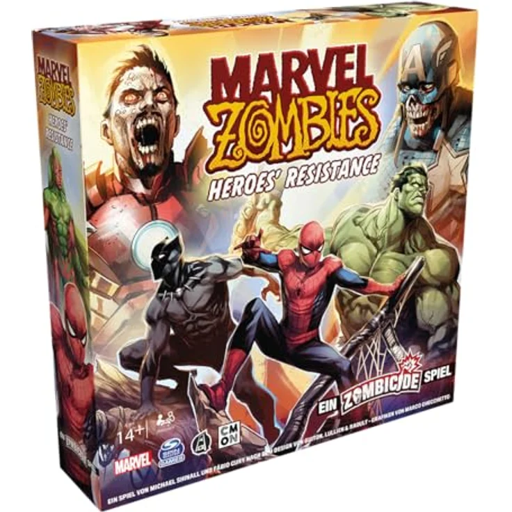 CMON | Marvel Zombies: Heroes‘ Resistance – Ein Zombicide-Spiel | Kennerspiel | Dungeon Crawler | 1-4 Spieler | Ab 14+ Jahren | 60 Minuten | Deutsch – Bild 1