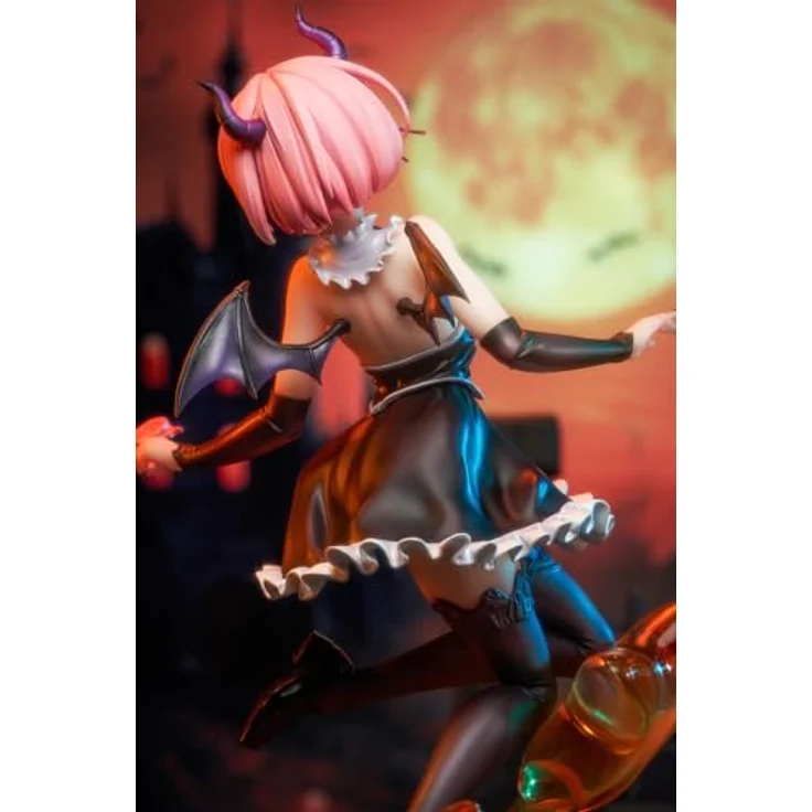 Kadokawa Re:ZERO -Starting Life in Another World- PVC Statue 1/7 Ram: Phantom Night Wizard Ver. 26 cm, detailreiche Sammelfigur in klassischer Fenster-Box – Bild 4