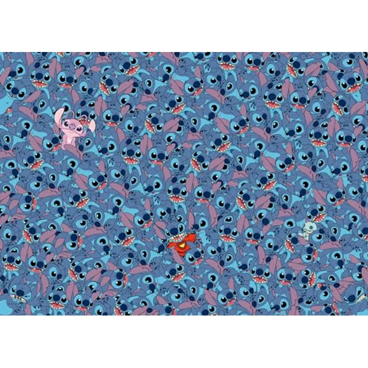 Ravensburger Puzzle 12001265 - Disney Stitch Challenge - 1000 Teile Puzzle für Erwachsene und Kinder ab 14 Jahren, Stitch Puzzle, Stitch Geschenke, bunte Landschaftsmotive. – Bild 1