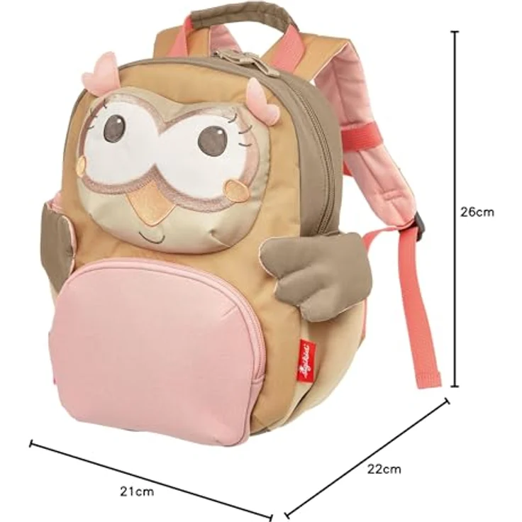 sigikid Kinderrucksack Eule, Kindergarten-Rucksack: robust, leicht, kindgerecht, für Kita, Krippe, Ausflüge, Freizeit, für Kinder von 2-5 Jahren, 5,2 l – Bild 4